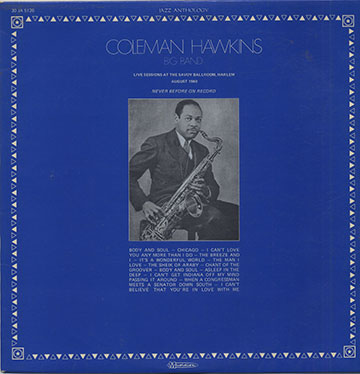 Live Sessions At The Savoy Ballroom Harlem 1940,Coleman Hawkins