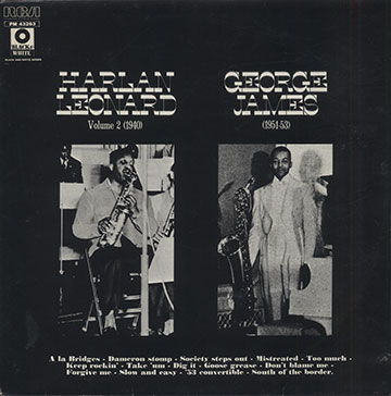 HARLAN LEONARD Vol.2 / GEORGE JAMES ,George James , Harlan Leonard