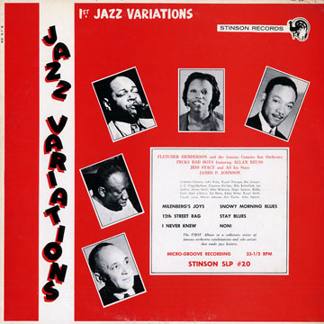 Jazz variations Vol 1,Fletcher Henderson , James P. Johnson , Jess Stacy