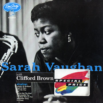 With Clifford Brown,Sarah Vaughan