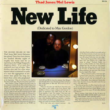 New Life (Dedicated to Max Gordon),Thad Jones , Mel Lewis